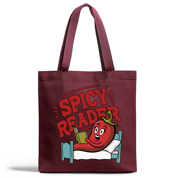 Spicy Reader Tote Bag