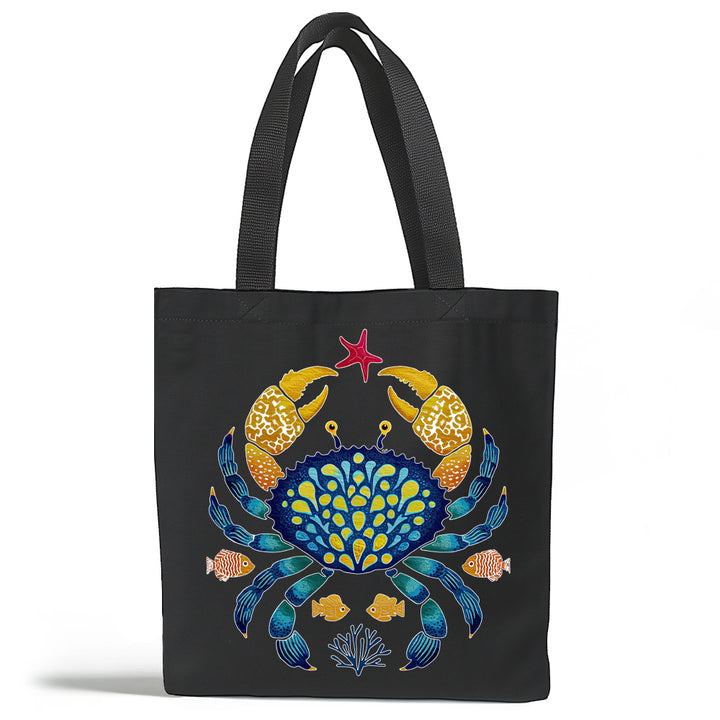 Coastal Ocean Crab Tote Bag