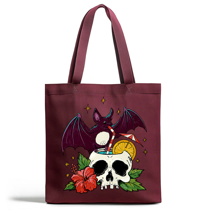 Tiki Bat Tote Bag