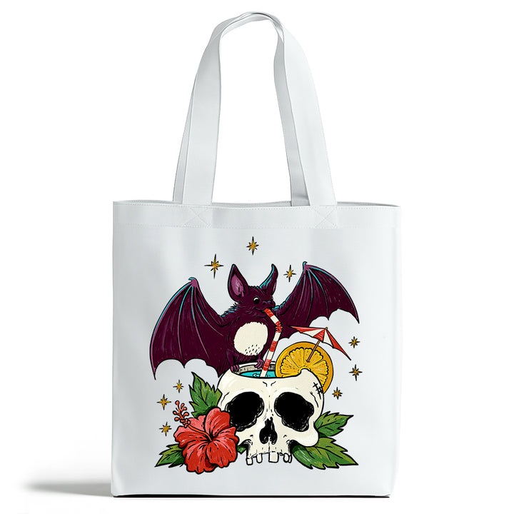 Tiki Bat Tote Bag