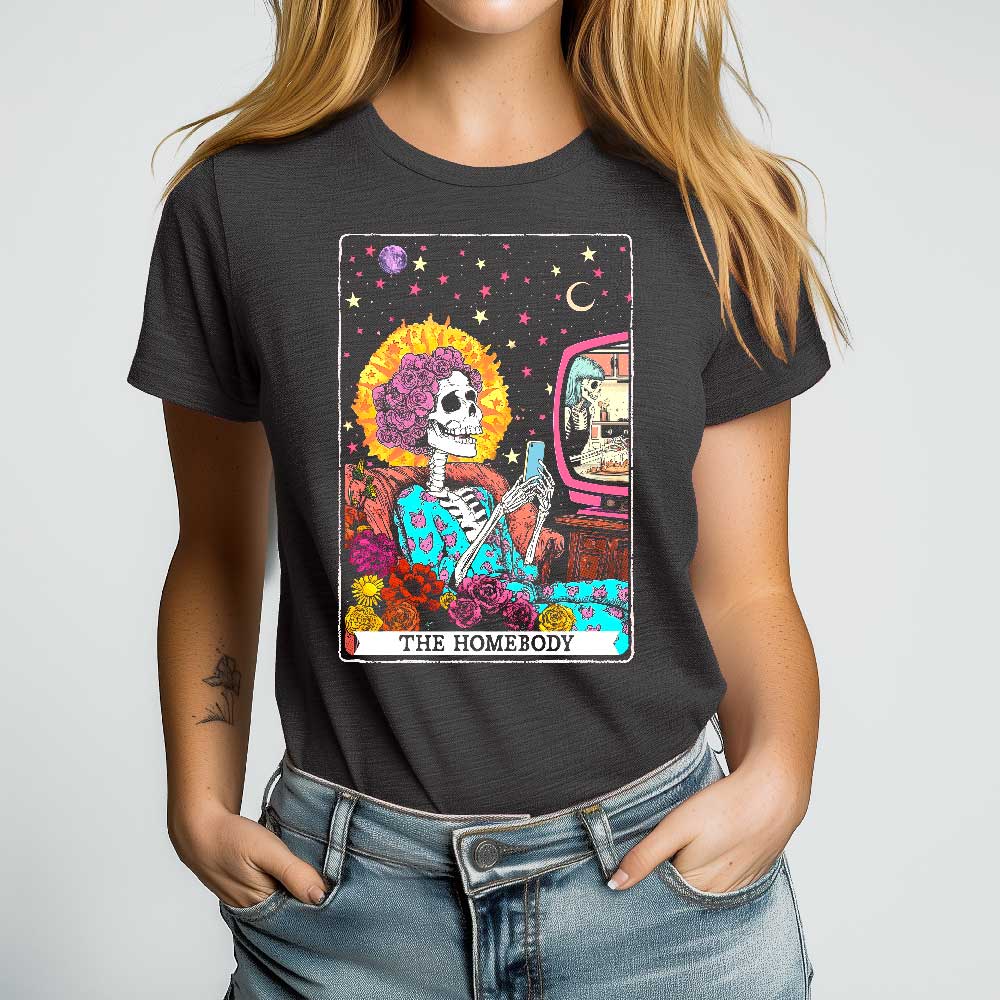 The Homebody Tarot Crewneck Tshirt - Loftipop