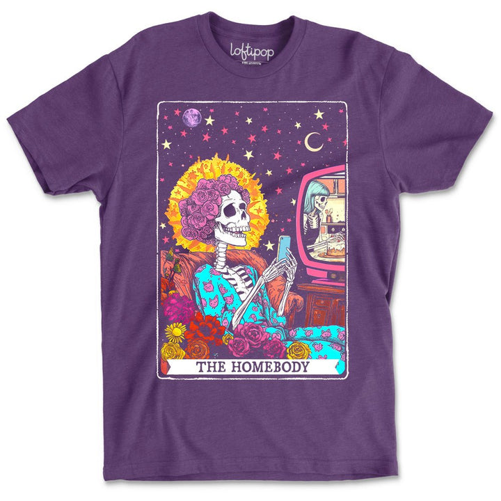 The Homebody Tarot Crewneck Tshirt - Loftipop