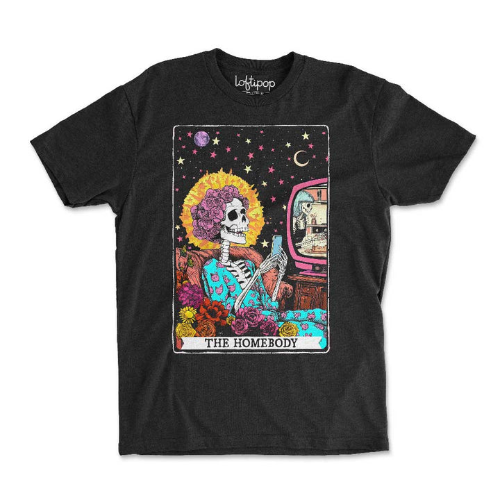 The Homebody Tarot Crewneck Tshirt - Loftipop