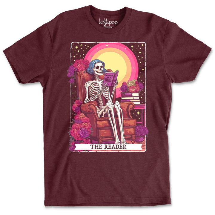 The Reader Tarot Crewneck Tshirt - Loftipop