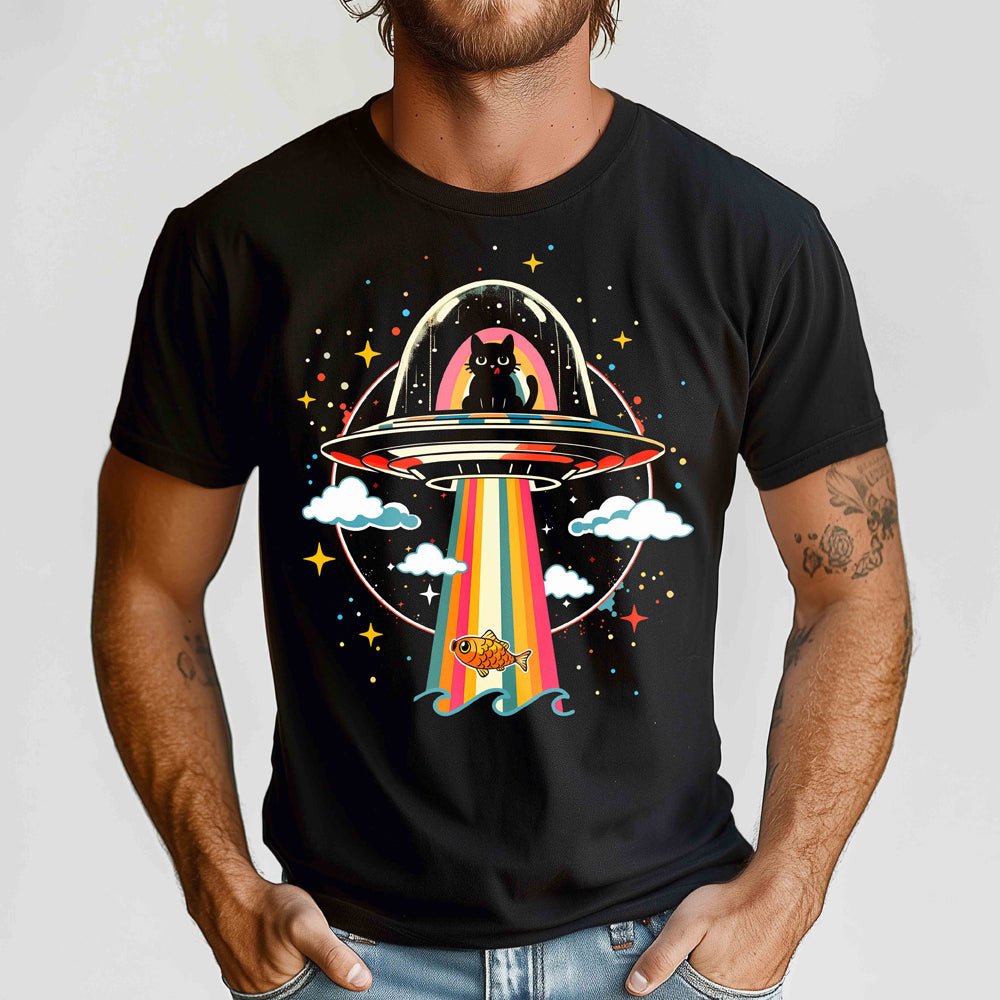 UFO Cat Crewneck Tshirt - Loftipop