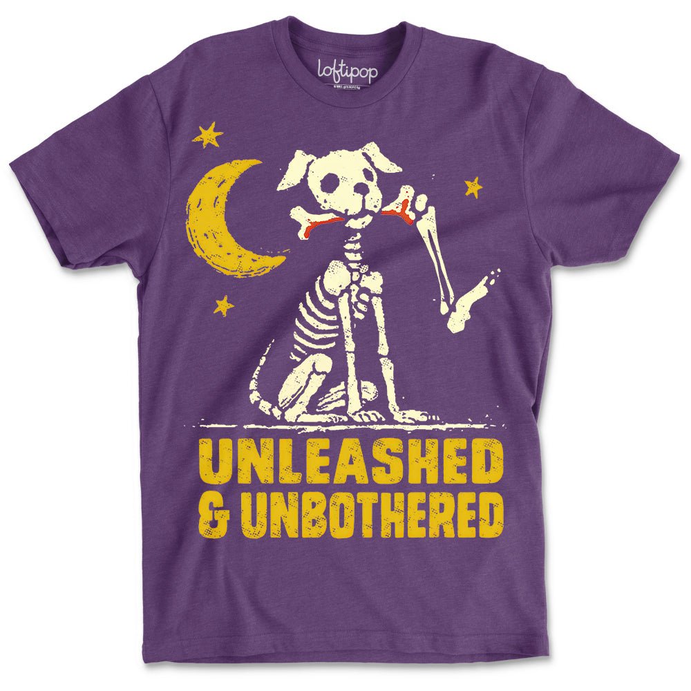 Unleashed & Unbothered Dog Crewneck T-Shirt - Loftipop