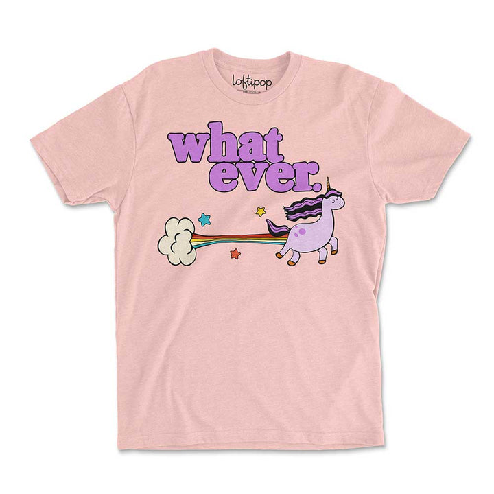 Whatever Unicorn Crewneck Tshirt - Loftipop