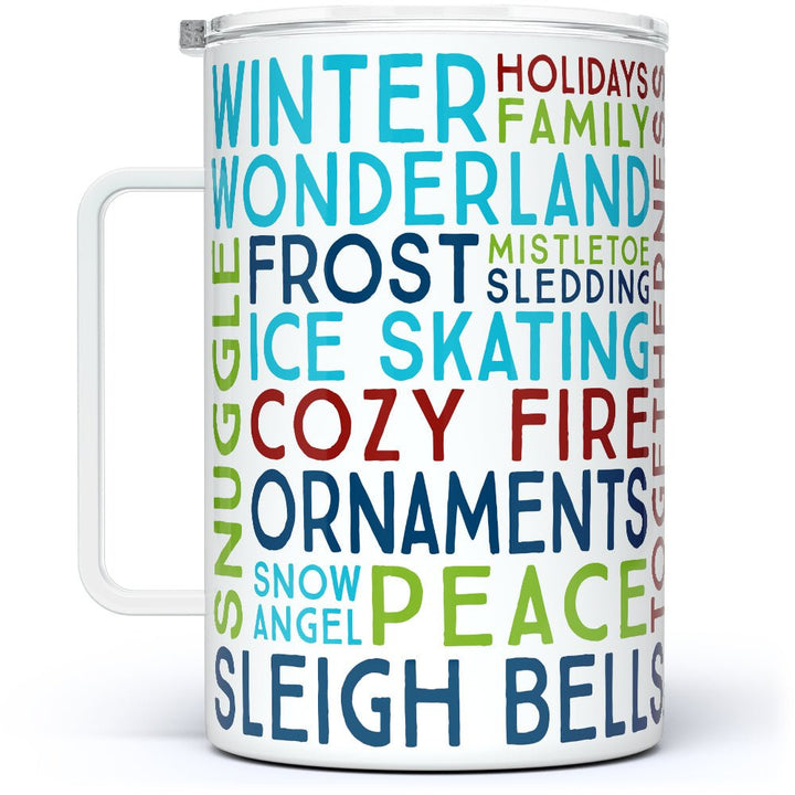 Winter Christmas Holiday Insulated Travel Mug - Loftipop