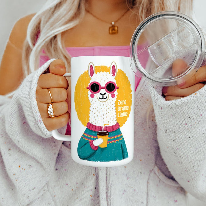 Zero Drama Llama Insulated Travel Mug - Loftipop