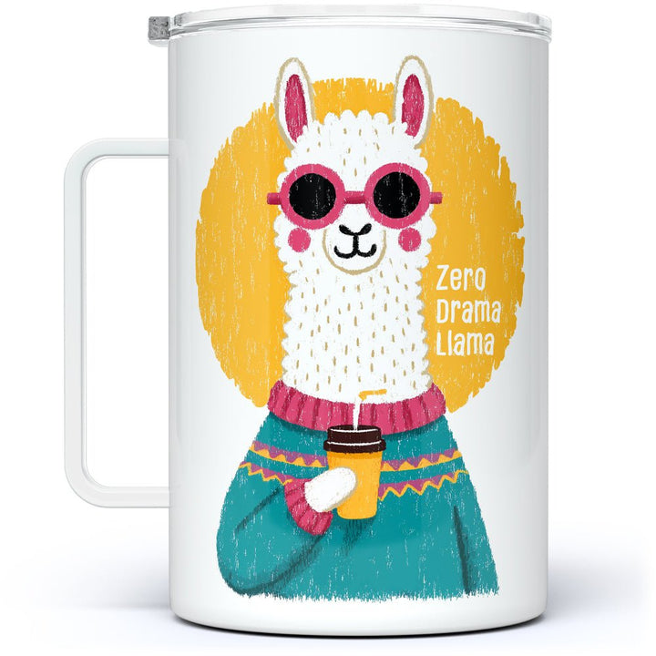 Zero Drama Llama Insulated Travel Mug - Loftipop