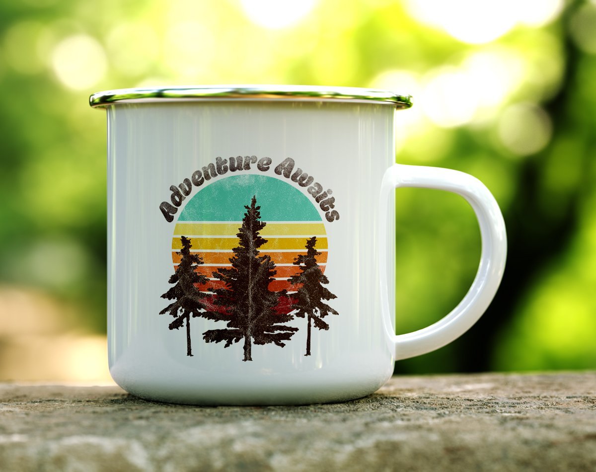 Adventure Awaits Camp Mug | Fun Mug Gifts