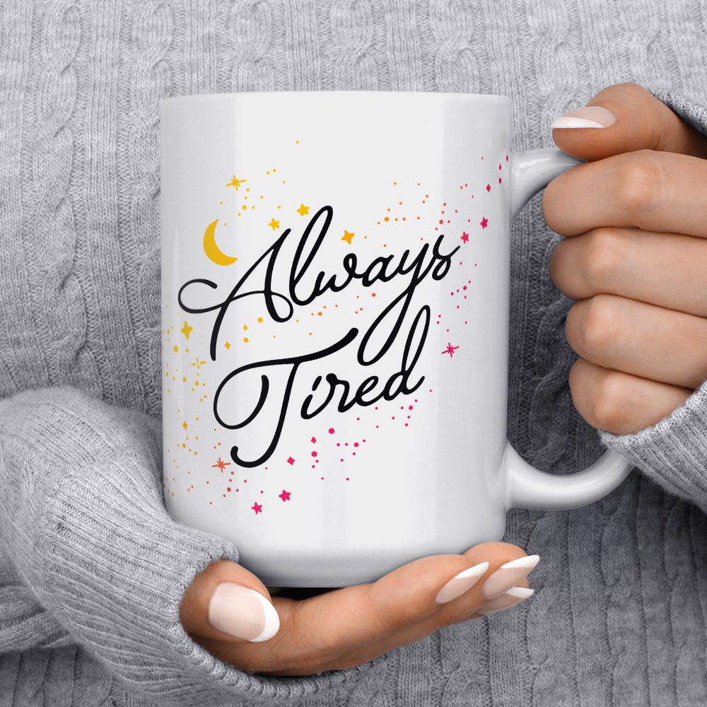 Always Tired Club XL Mug - The Purple Wagon