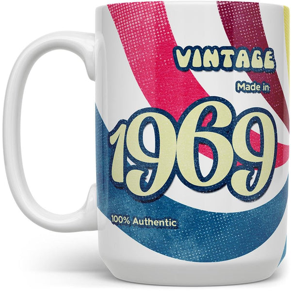 Custom Birth Year 1960's Retro Vintage Coffee Mug 15oz